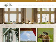 Tablet Screenshot of hugebearwines.com